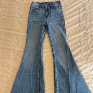 REWASH High rise, ultra stretch denim flare jeans - Women's / Juniors 3